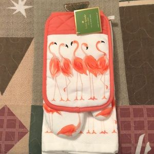 Kate Spade flamingo kitchen set